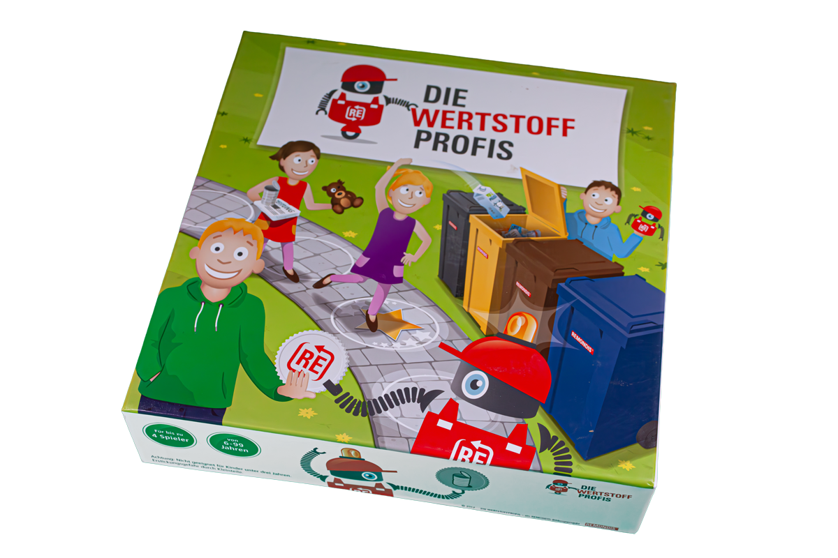 Brettspiel "DIE WERTSTOFFPROFIS"